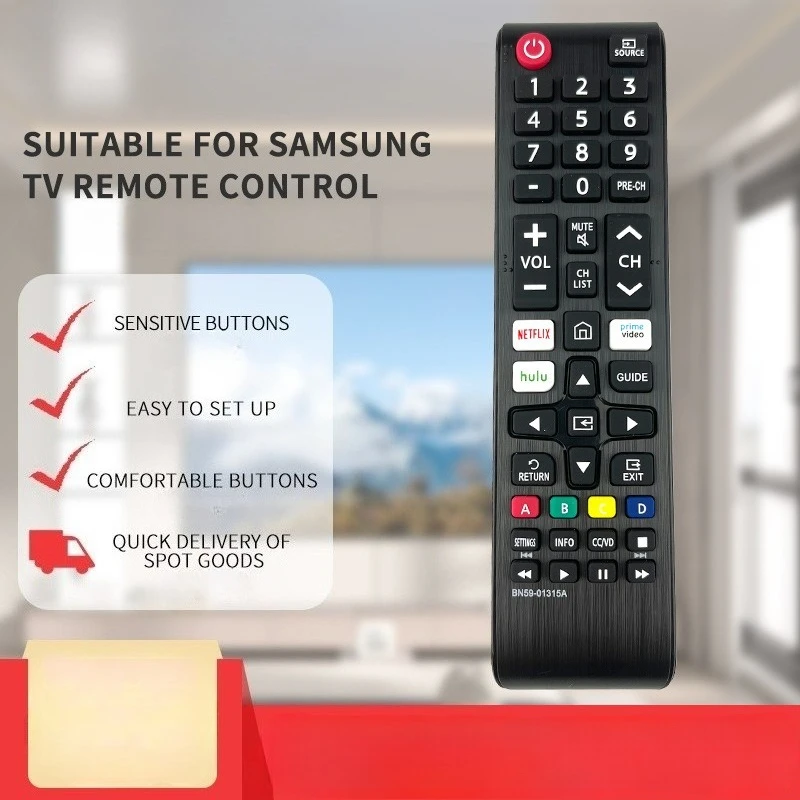 

Suitable for Samsung TV remote control BN59-01315A 01315B 01315D 01315J Fit For Many Samsung Smart TV Models