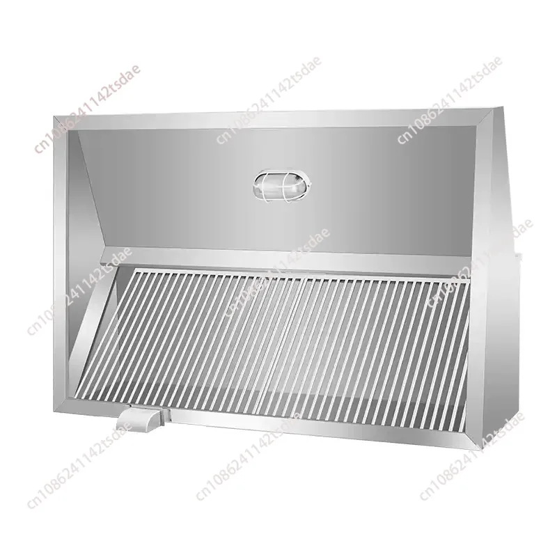 Thickened stainless steel fume hood, commercial kitchen restaurant canteen household strong suction purification range hood hood