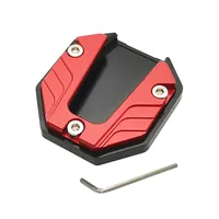 Motorcycle Kickstand Extender Foot Side Stand Plate Prevents Scuff Marks Adds Stability Compact Size Convenient