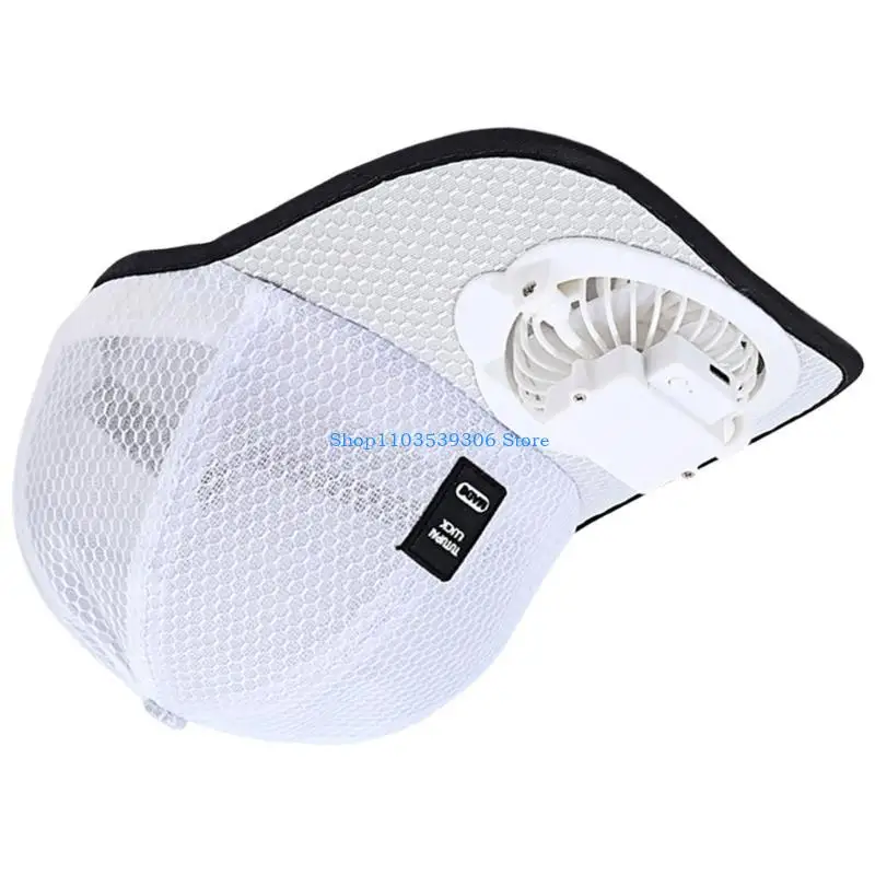 

400A Sunshade Baseball Hat with Fan Sport Headwear Breathable Hat for Workout