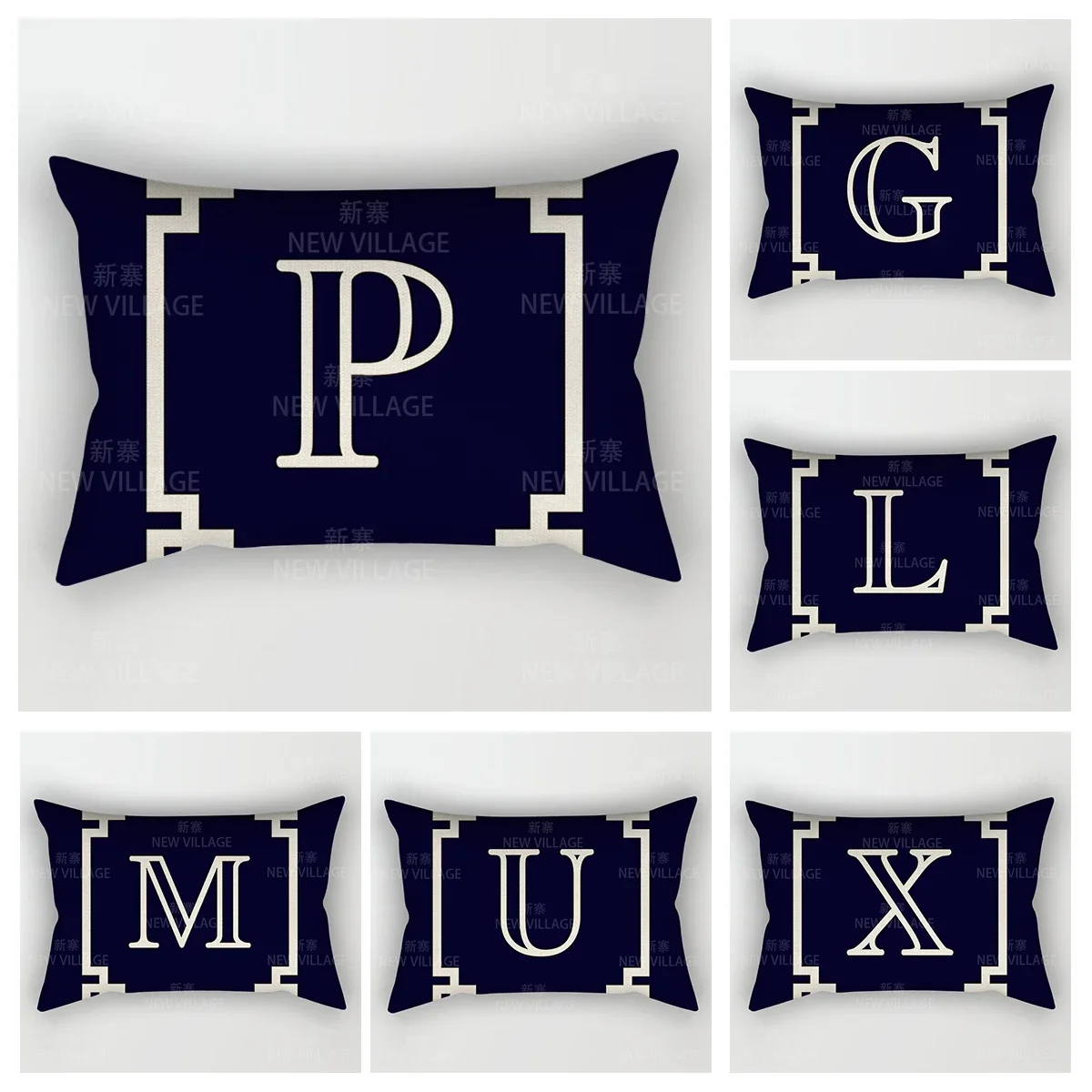 Home Decor 26 Letter Alphabet Pillowcase autumn decoration pillow cushion cover decorations throw pillow covers30*50 40x60 50*70