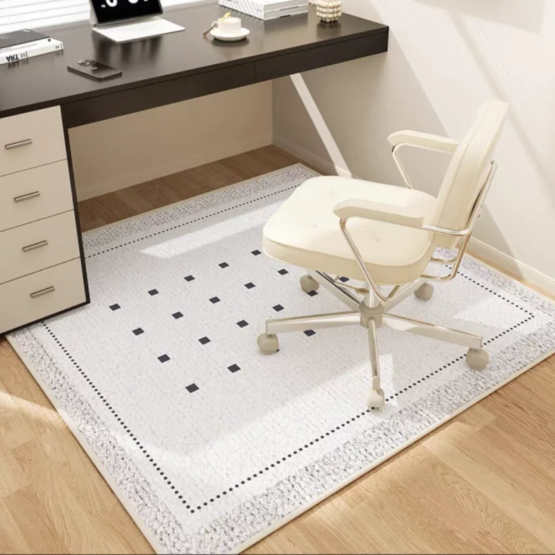 

Square Carpet for Study Desk & Chair, Bedroom Workspace, and Living Room Office Area