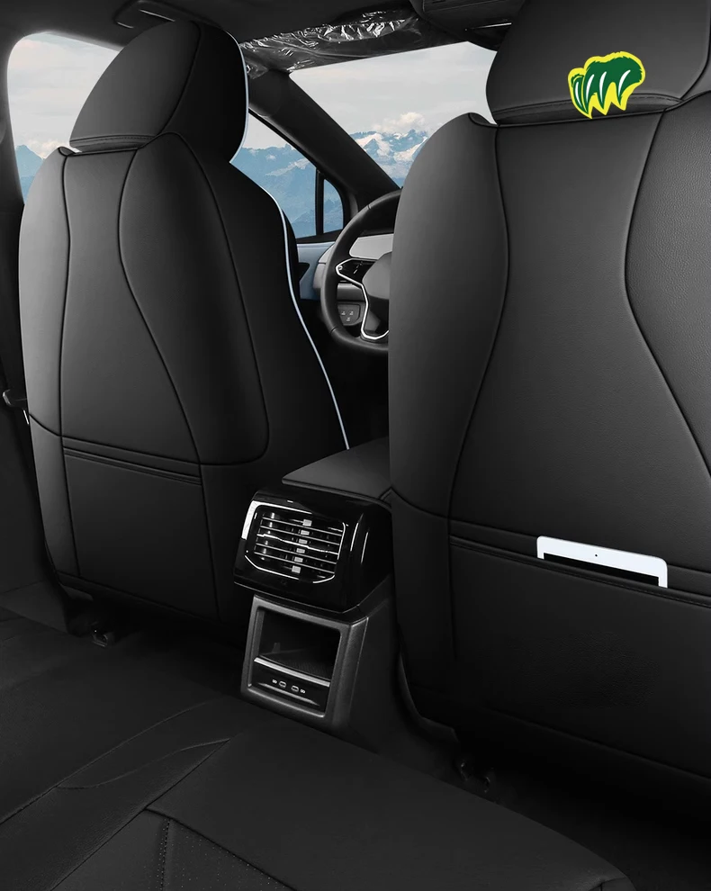 لغطاء مقعد السيارة الأيسر لسيارة VW ID.4 X CROZZ 2021-25 واقي مقعد مناسب تمامًا لجميع المواسم ملحقات داخلية محيطة بالكامل #2