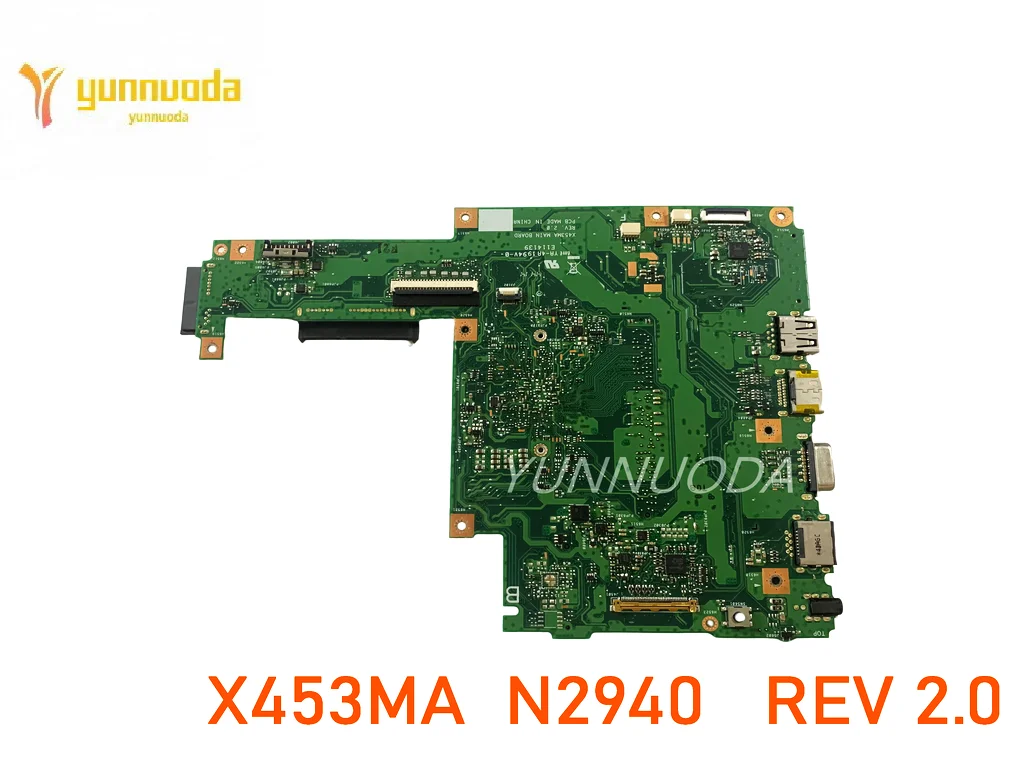 Original for ASUS X453MA Laptop  motherboard X453MA  N2940   REV 2.0  tested good free shipping