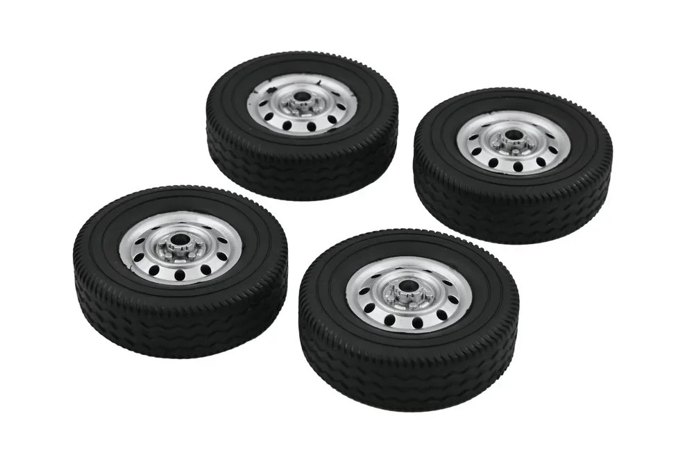 Two-wheel Drive Drifting Small Cargo Truck Tires For WPL D12 Remote Control Car Original Parts