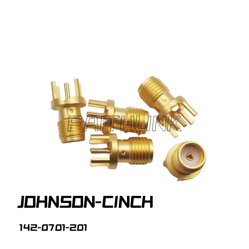 100% new original 142-0701-201 JOHNSON-CINCH coaxial connector gold-plated RF connector