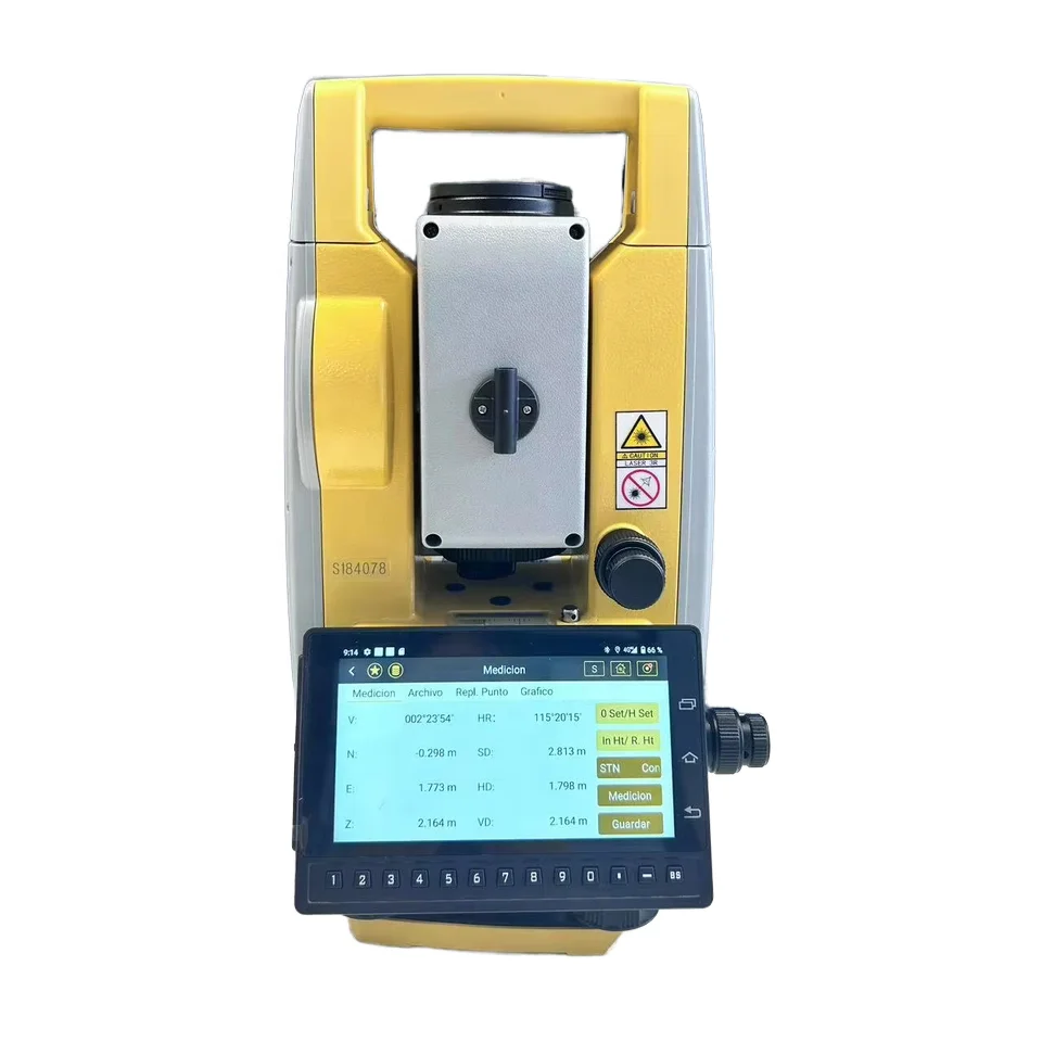 Android System SOUTH N1 Total Station With 2'' Accuracy And Guide Light No-prism 1000m/1500m For Land Surveying