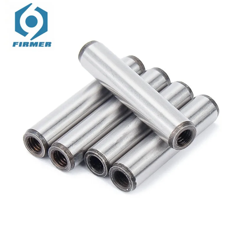 

GB120Φ16 Series 20 Pieces of Internal Threaded Cylindrical Positioning Pins Tapping Pulling Pins Medium Carbon Steel Quenching