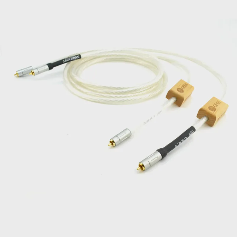 Cable de audio RCA de alta gama, Conector de conexión RCA, Hifi, chapado en oro, FP-160(G), 1 par