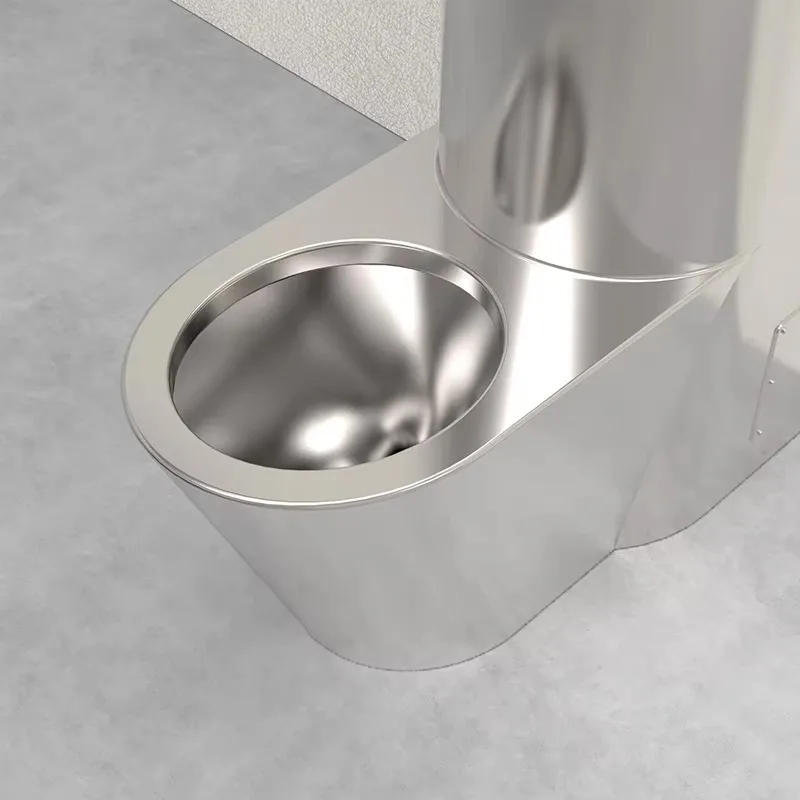 Modern Style High Quality Stainless Steel One Piece Toilet and Sink Combination for Prison Sanitary Ware or Bathroom Use