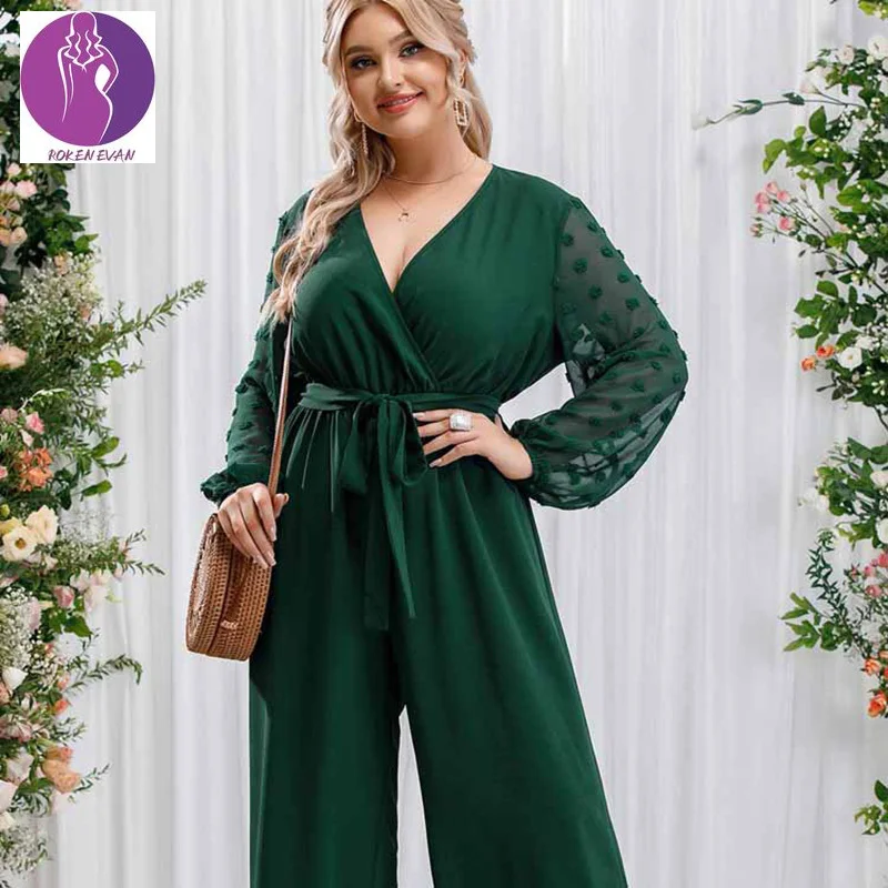 

2022 Abayas For Women Dubai Indian Wedding Jumpsuit Fashion Muslim Moroccan Kaftan Summer Wide Leg Jumpsuit JM0121