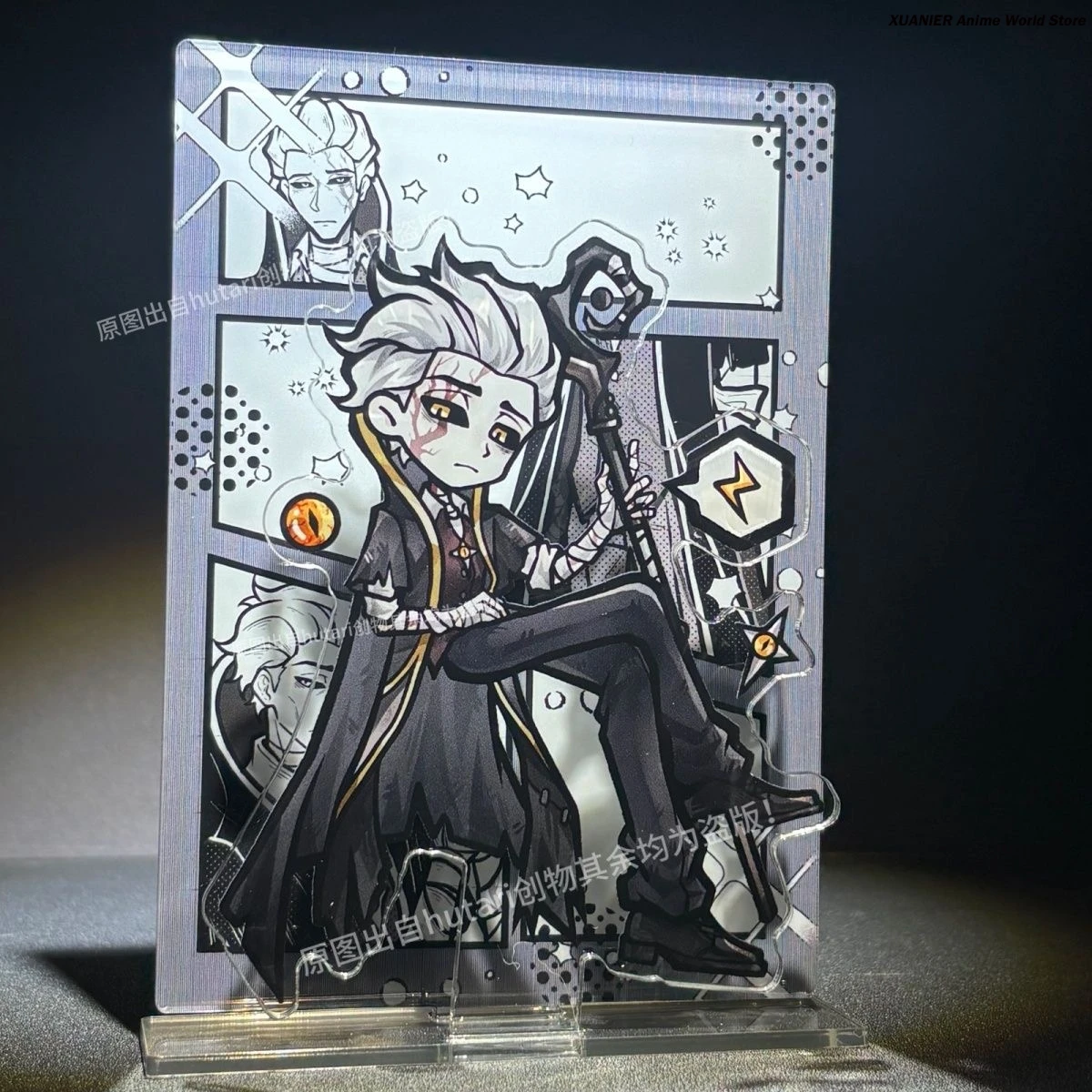 

Game Identity Ⅴ Alva Lorenz Hunter Series Q Edition 15CM Acrylic Standing Sign Figure Model Plate Cosplay Tabletop Ornament