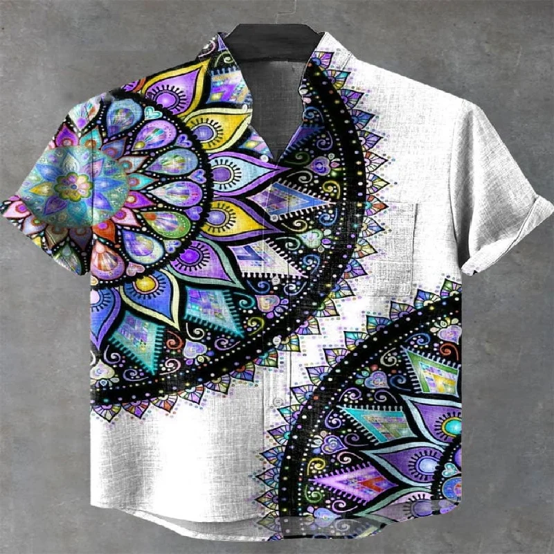 Bioluminescent Jellyfish 3D Printed Animal Pattern Summer Streetwear Short Sleeve Shirt, Hip-Hop Trendy Top XL-5XL