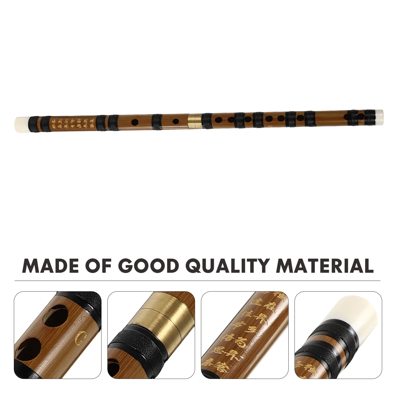 

1 set 1 Set Professional Bamboo Flute Durable Wind Instrument Style Traditional Chinese Flute For Kids Adults Beginners