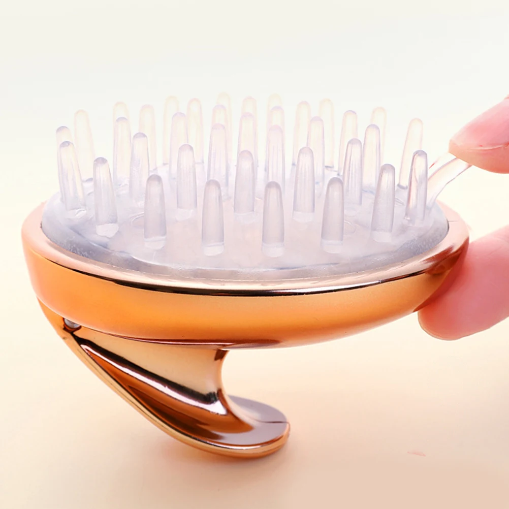 

3 Pcs Silicone Massage Head Brush Hair Scalp Scrubber Face Exfoliating Body Exfoliator Massager Round Facial