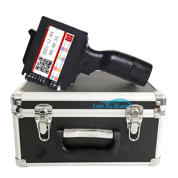 Quick Dry Ink Handheld Inkjet Printing Machine for Non Porous Metal Plastic QR Code Batch Marking