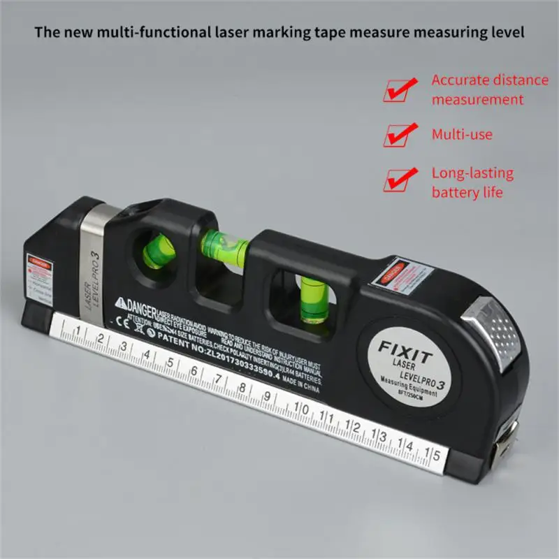 Infrared Laser Line Machine Accurate Magnetic Levelling Instrument Multifunctional Infrared Laser Level Band 2.5 Meters