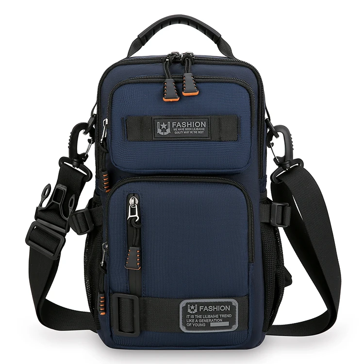 Neutral Functional Fashionable Crossbody Bag - Chest Bag, Single Shoulder, Adjustable Shoulder Strap, Perfect for Travel and Dai