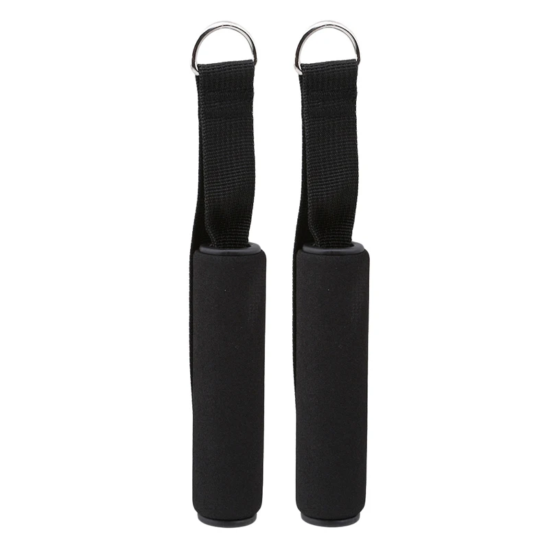 1 Pair Pull Rope Grip Fitness Handles - Exercise Band Handles for Yoga Hammock & Resistance Bands Training image 5