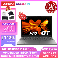 【2025】 Lenovo Laptop Xiaoxin Pro 16 2025 Ryzen AI 9 H 365/7 H350 /32GB LPDDR5X 1T SSD 16-inch 2.8K OLED 120Hz Screen Notebook PC