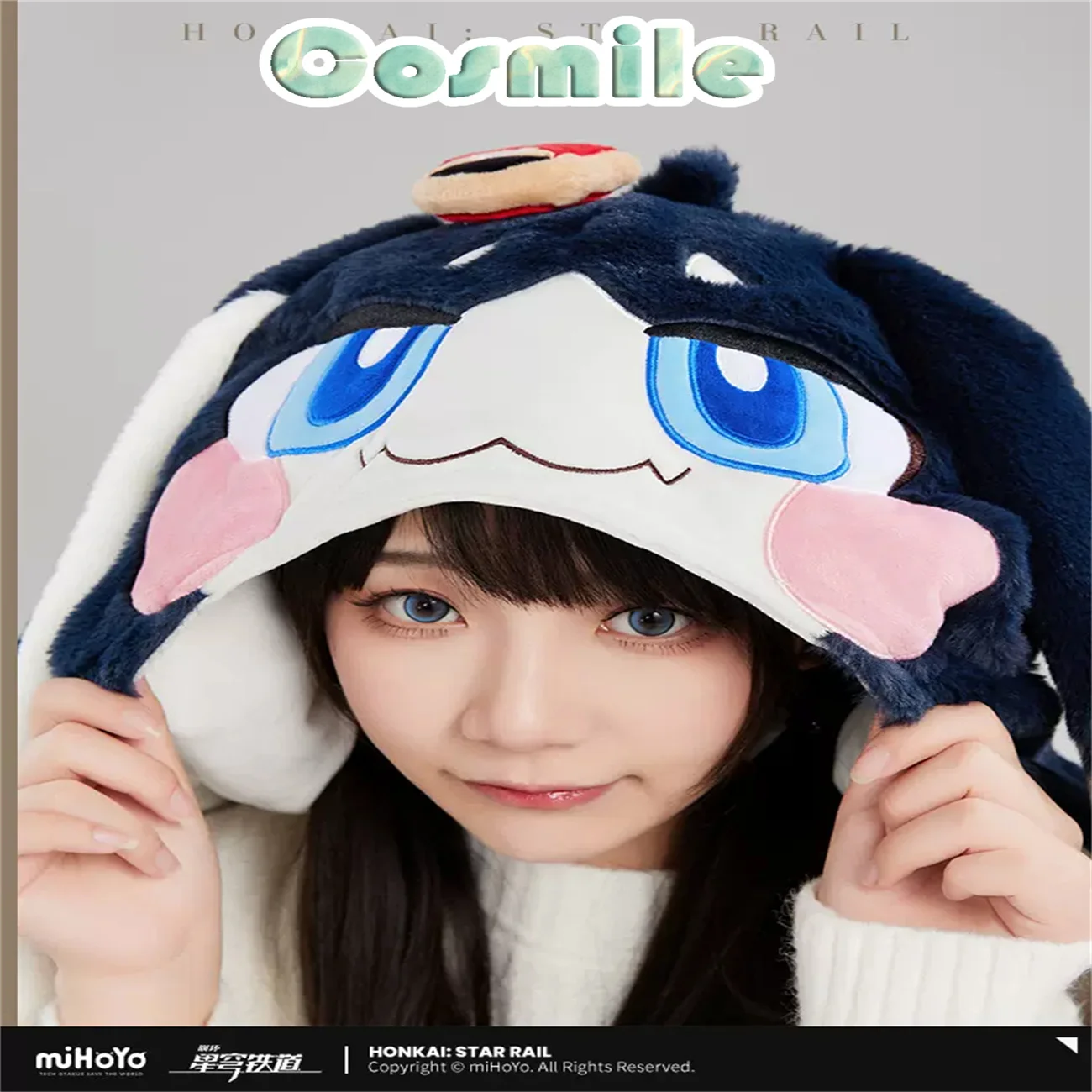 Pre-sale Honkai Honkai: Star Rail Pom-Pom パム Pamu Conductor Rabbit Plush Shawl Blanket Home Cloak Cape Pajamas Sa