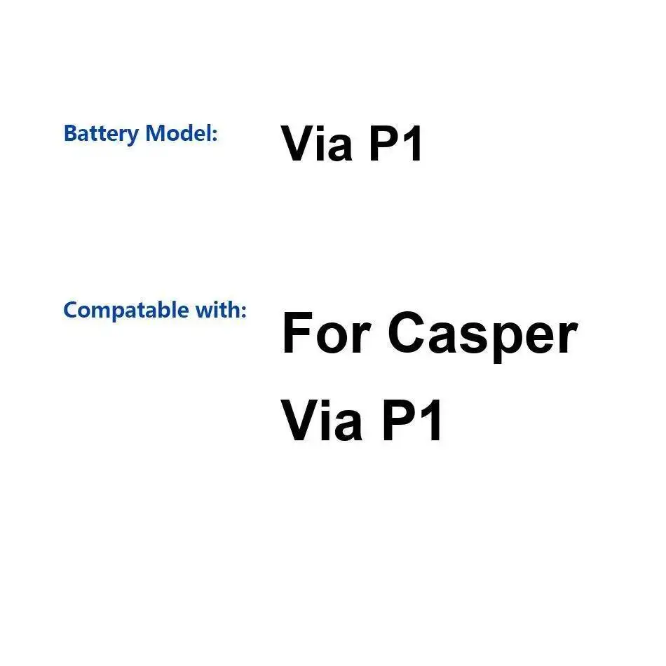 بطارية هاتف محمول بقدرة 3000 مللي أمبير في الساعة لـ Casper عبر P1 شحن سريع صديق للبيئة