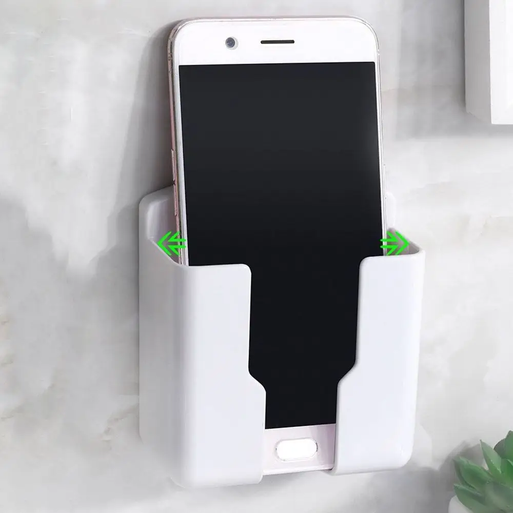 حامل جهاز تحكم عن بعد لمكيف الهواء البلاستيكي، حامل جهاز تحكم عن بعد أبيض اللصق، مثبت على الحائط، موفر للمساحة