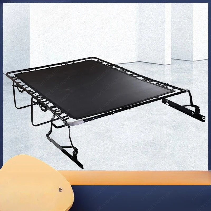 Invisible with slats Small apartment sofa bed Multifunctional triple folding Flip bed Hidden hardware accessories