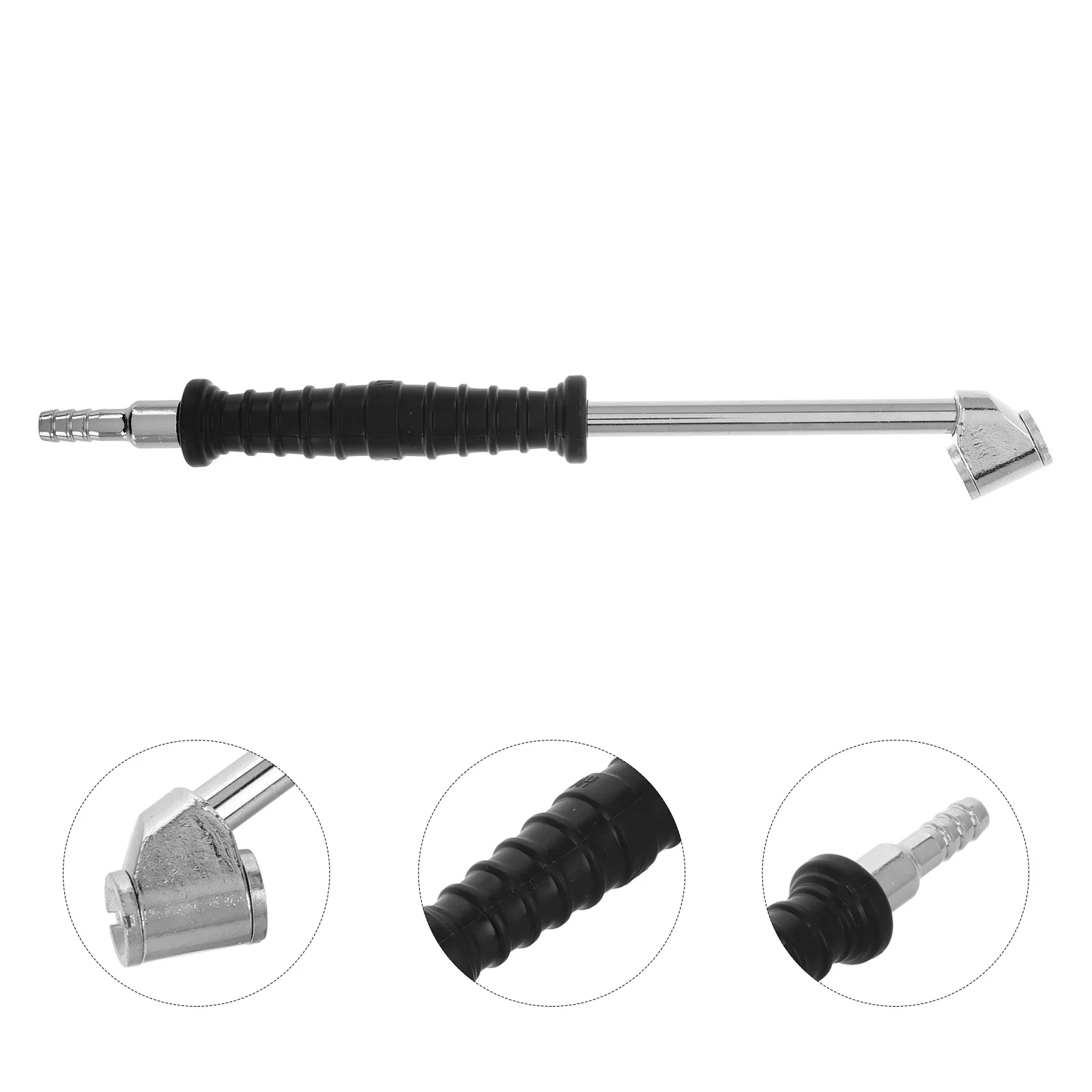 

Dual Head Air Chuck Metal Tire Inflation Tool Quick Fit for Car Motorcycle Bike Truck Portable Hand Operated Dual Connection