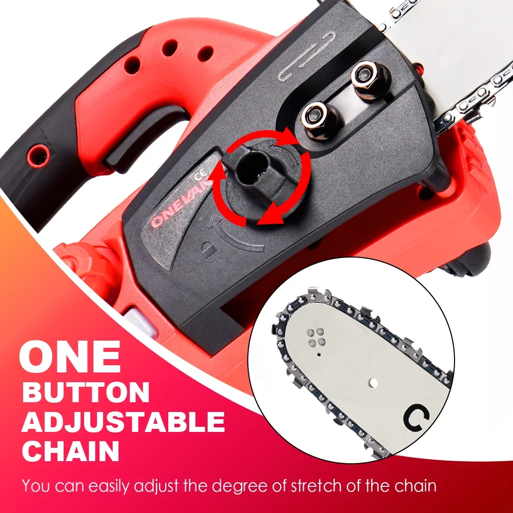 16Inch Brushless Electric Chain Saw Cordless chainsaw Portable Logging Saw Pruning Woodworking Power Tool For Makita 18V Battery