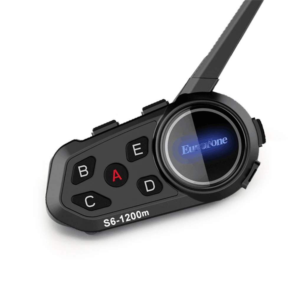 

1200 м наушники для шлема Bluetooth мотоциклетный домофон 6 гонщиков CVC8.0 шумоподавление вызова Intercomunicador аксессуары для мотоциклов