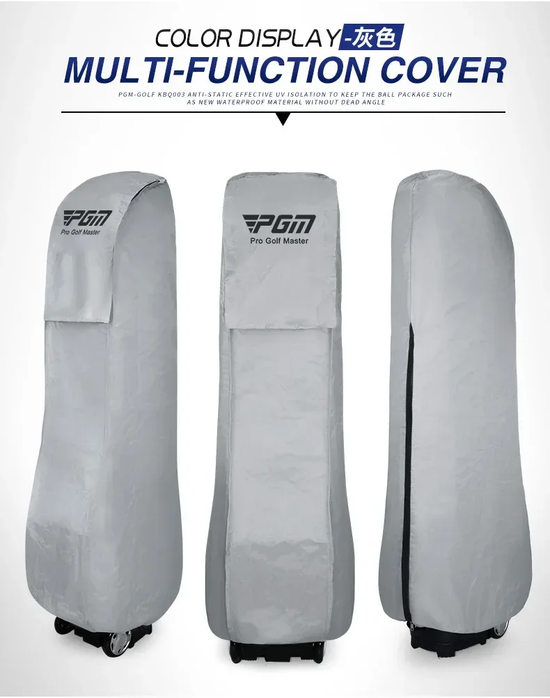 

PGM Golf Bag Cover Nylon Waterproof Flight Travel Golf Bag Cover Dustproof Golf Bag With Rain Cover Case For Storage