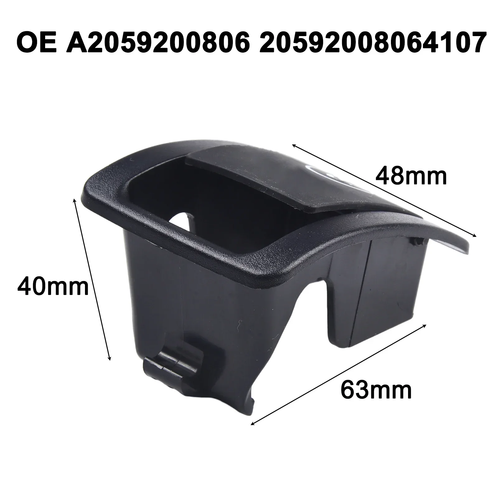 Seat Snap Cover Cap Clip 1pc A2059200806 Black Easy To Install OEM Quality Car Accessories High Quality Material