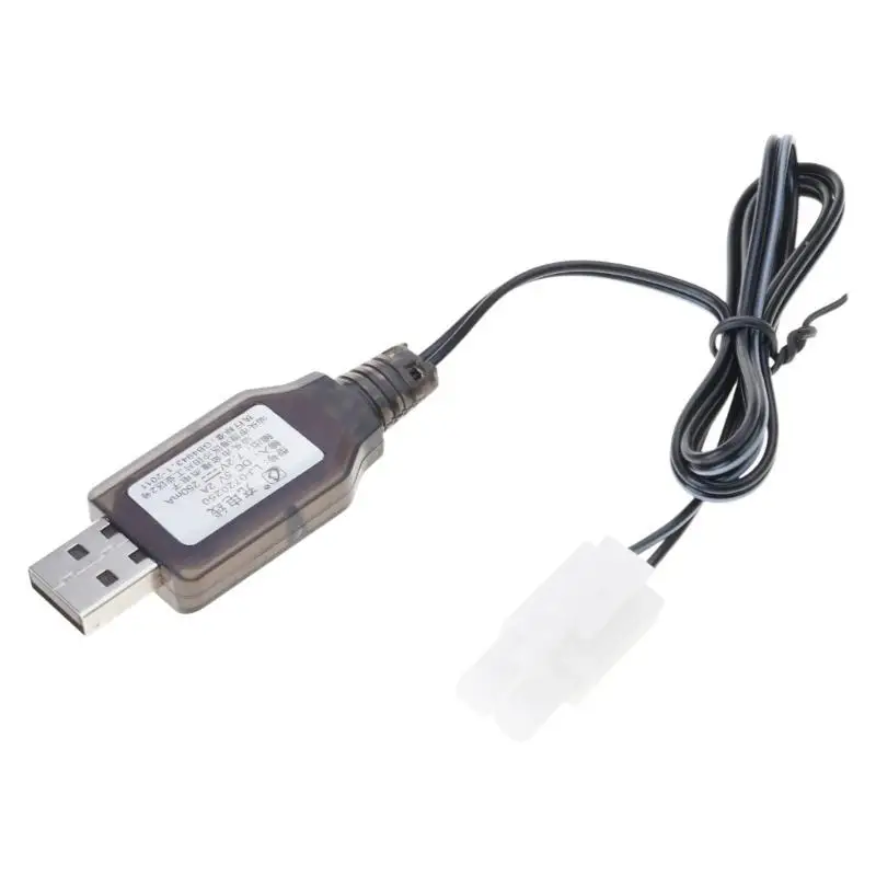 

R53C Durability L6.2-2P USB Charging Cord For 7.2V RCVehicles DC5V2A1A Input