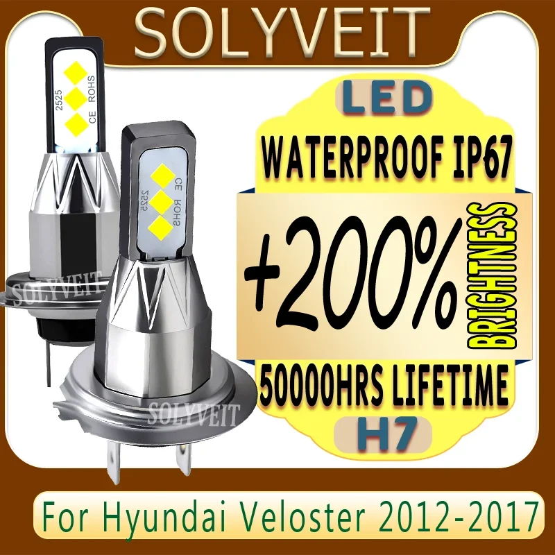 

Easy Installation Waterproof IP67 Design Night Vision Dustproof LED Headlight For Hyundai Veloster 2012 2013 2014 2015 2016 2017