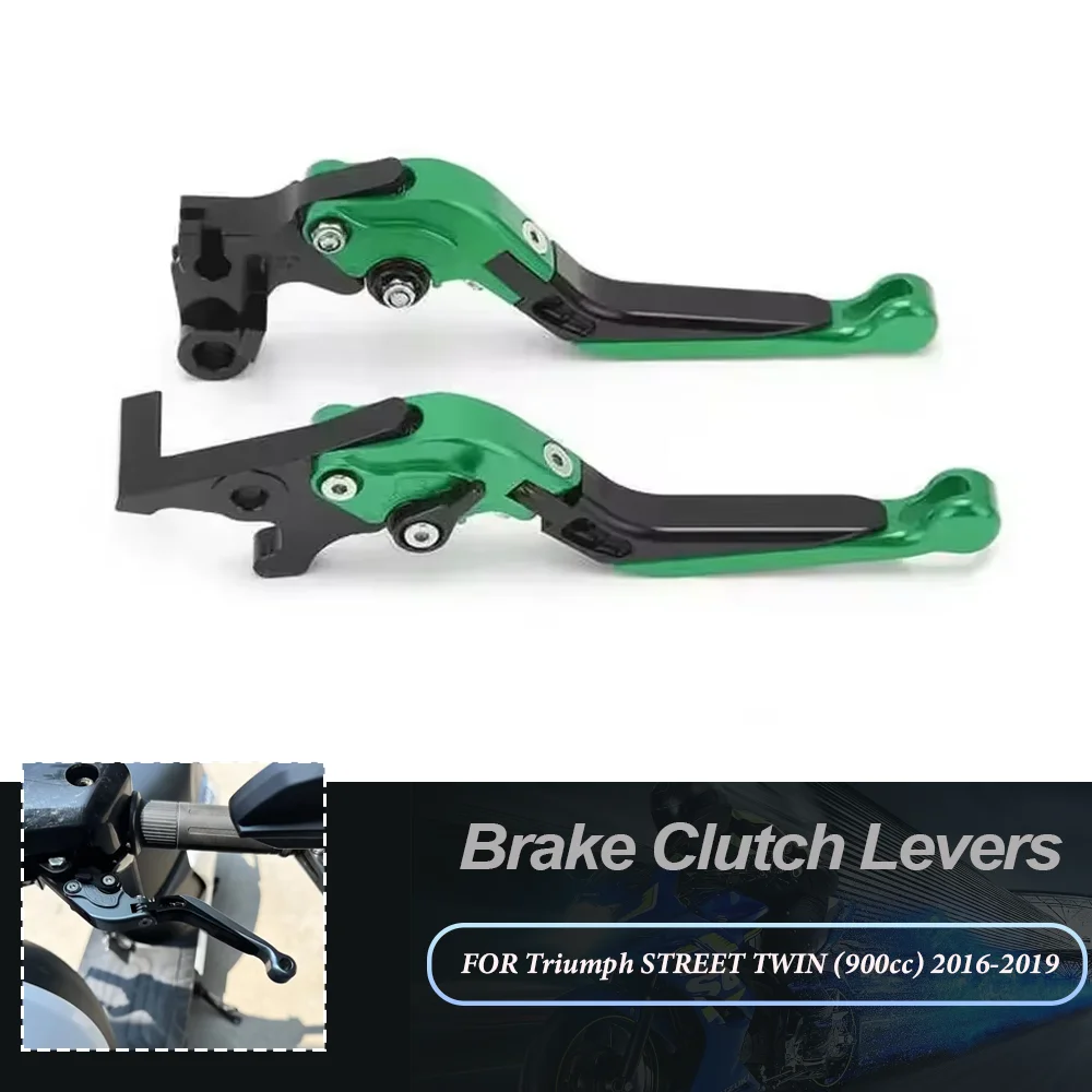 

Motorcycle Brake Clutch Levers For Triumph STREET TWIN (900cc) BONNEVILLE T120 T100 BOBBER SCRAMBLER STREET 765 Street Triple S