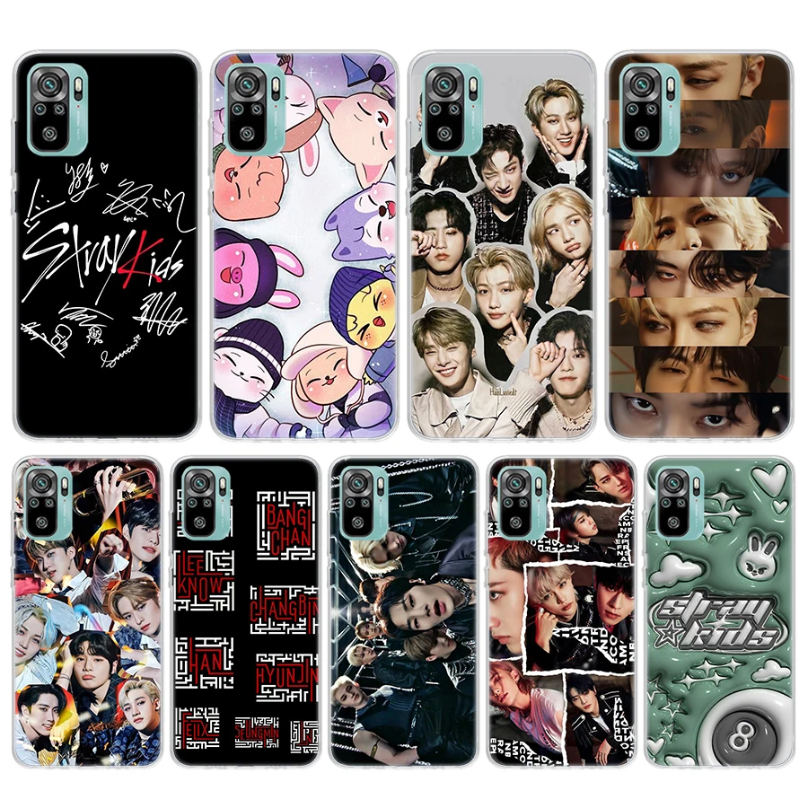 Kpop Stray Kids Silicon Phone Case For Xiaomi Redmi 12 12C 10 10A 10C 9 9A 9C 9T 8 8A 7 7A 6 6A K70 K60 K20 K40 Pro S2 K30