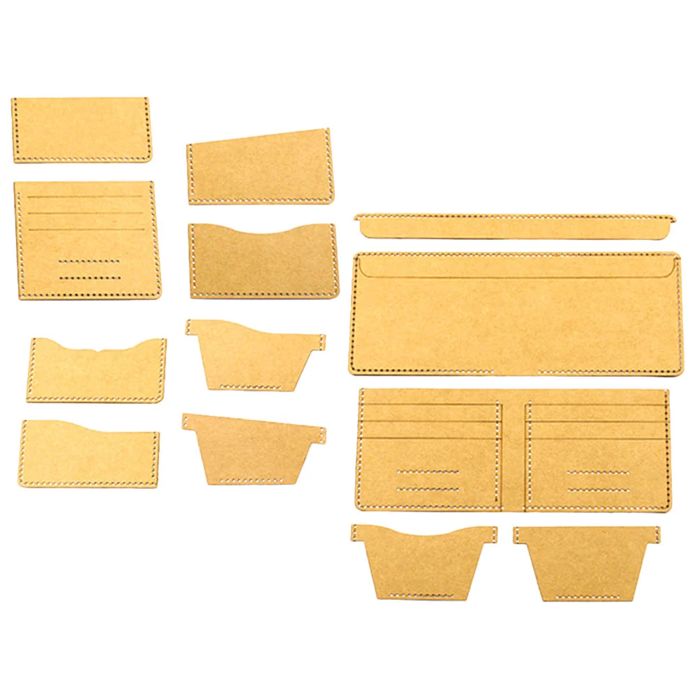 Handmade Goods Drawing Acrylic Short Clip Template Wallet Production Classic Purse Patterns Templates Sewing Tool