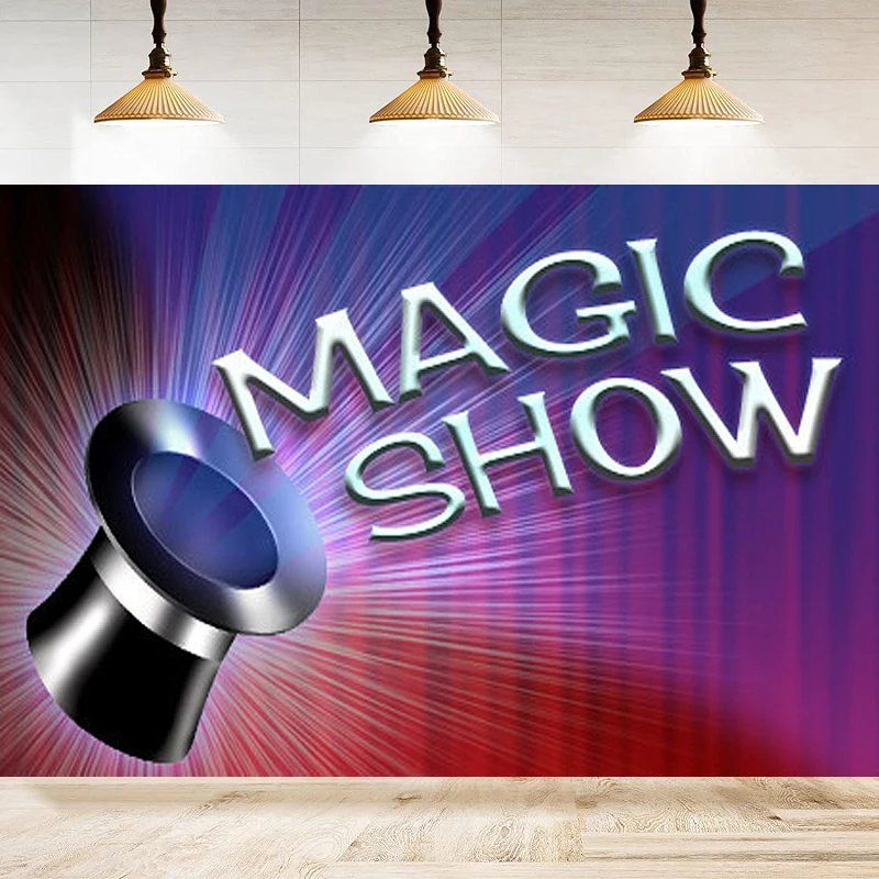 fotografia-pano-de-fundo-magia-mostrar-tema-aniversario-cha-de-bebe-decoracoes-de-festa-chapeu-preto-poker-bolo-mesa-sessao-de-fotos-aderecos-banner