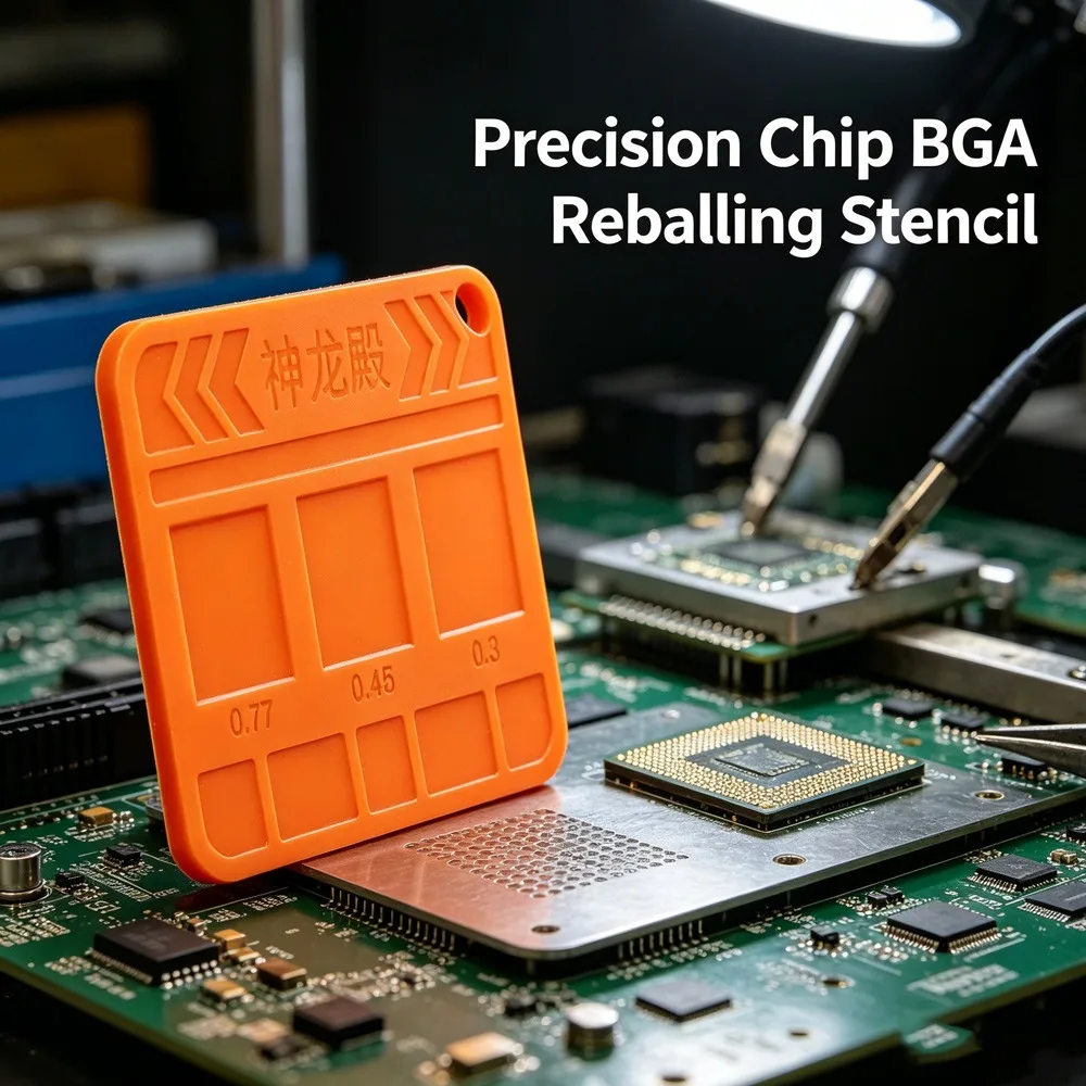 Mini Magnetic Silicone Reballing Position Mat Divided Slots For Mobile BGA Chip Screws Soldering Repair Auxiliary Tool