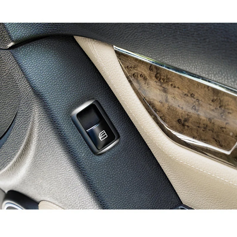 32 قطعة باب السيارة مقعد الذاكرة قفل نافذة الزجاج رفع زر غطاء ملصق لمرسيدس بنز CLA/GLA/GLK/GLE/CLS/GL/ML/A/B/E