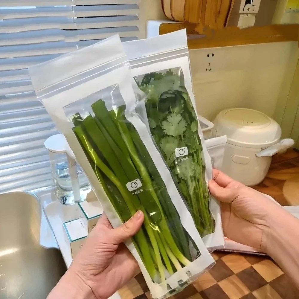 

Transparent Fresh-keeping Bag Thickened Sealed Food Preservation Bag Leak-Proof Humidity Resistant Food Containers Meal Prep