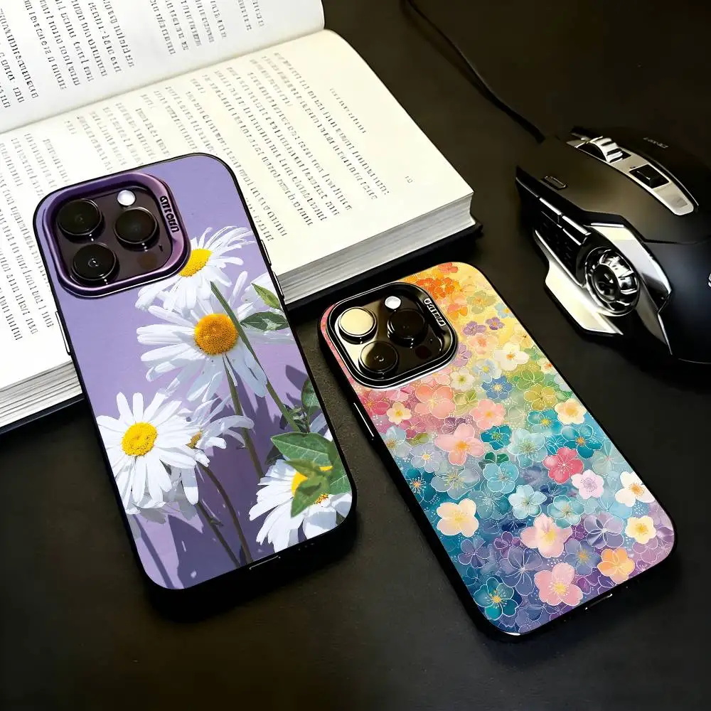 

Spring Iphone Wallpaper Phone Case For iPhone17,16,15,14,13,12,11 Plus,Pro Max Black Candy silver phone case