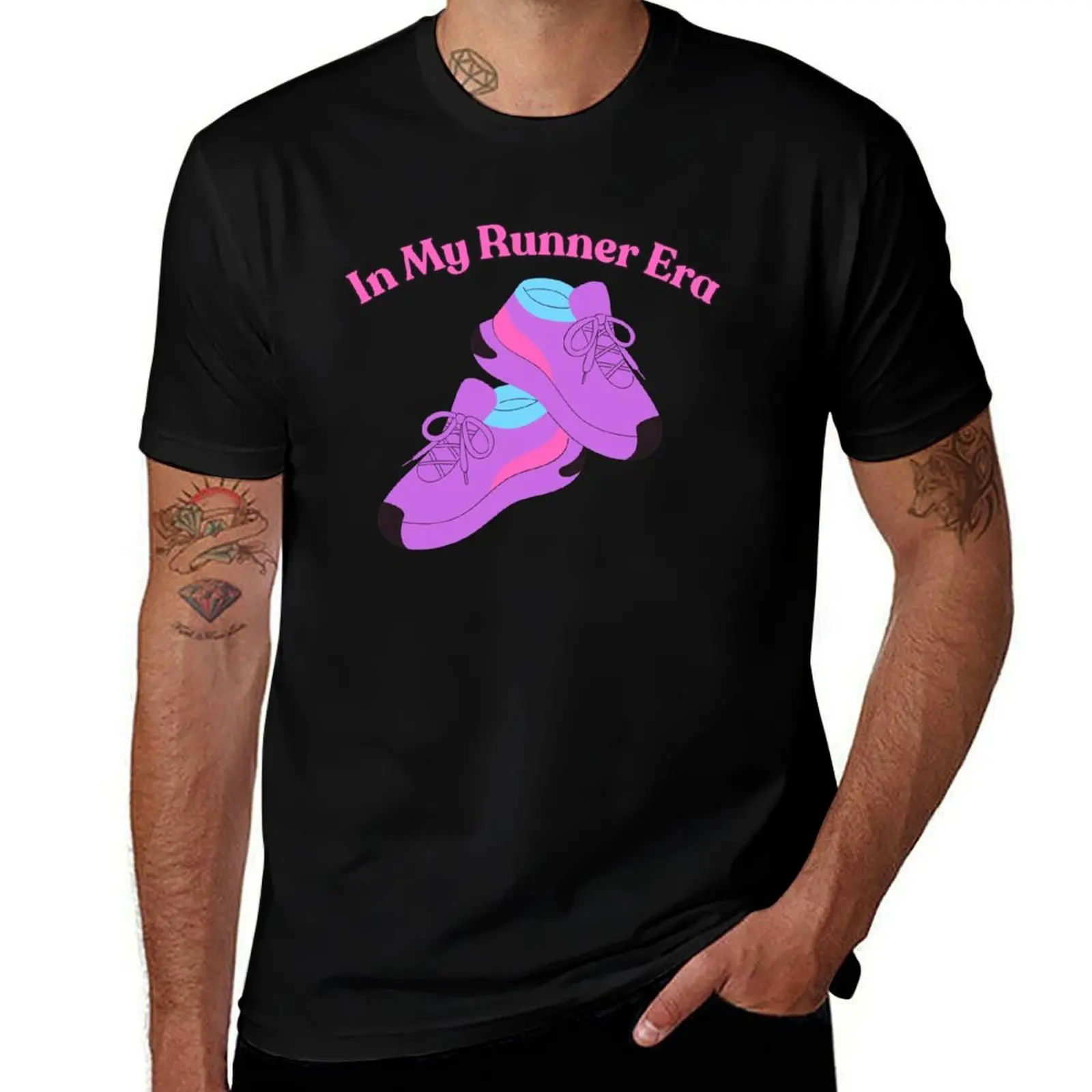 In My Runner Era Girl Power Empowered Women T-Shirt Casual All Match Tee Shirt for Men T-Shirt