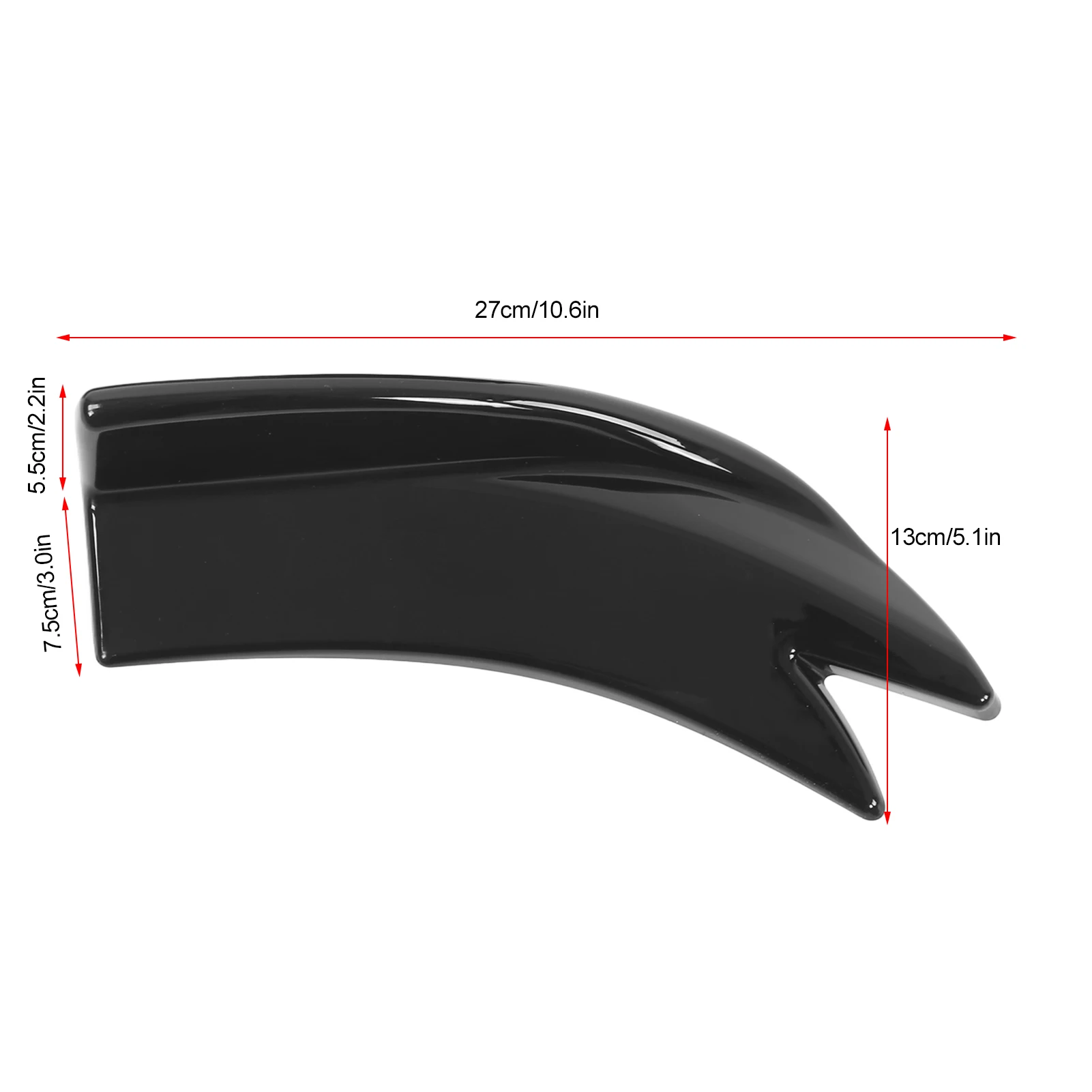 Automobile Universal Rear Bumper Lip Diffuser Splitter Spoiler Rear Lip Scratch Protector Splitter Spoiler Scratch Protector