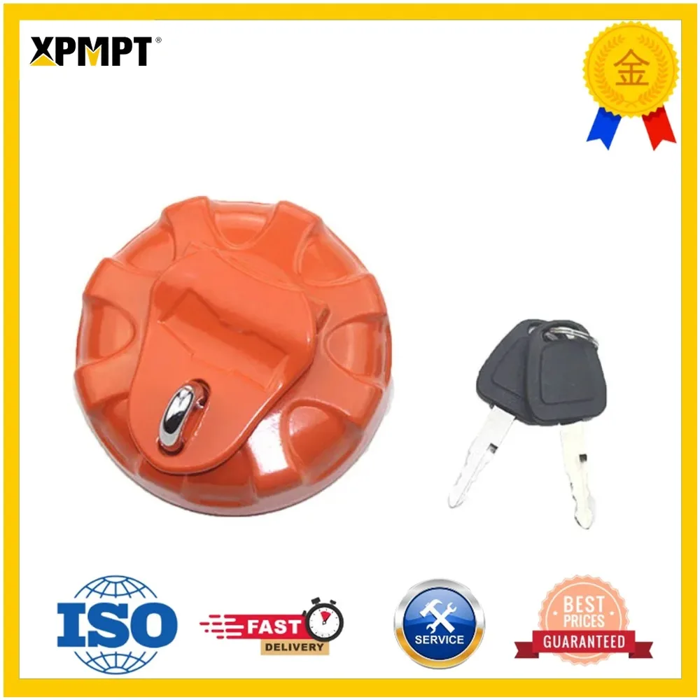 Fuel Tank Cap with 2 Keys DH225-9 DH215-7 For Caterpillar 730 735 740 D250E  D300E  D350E  D400E