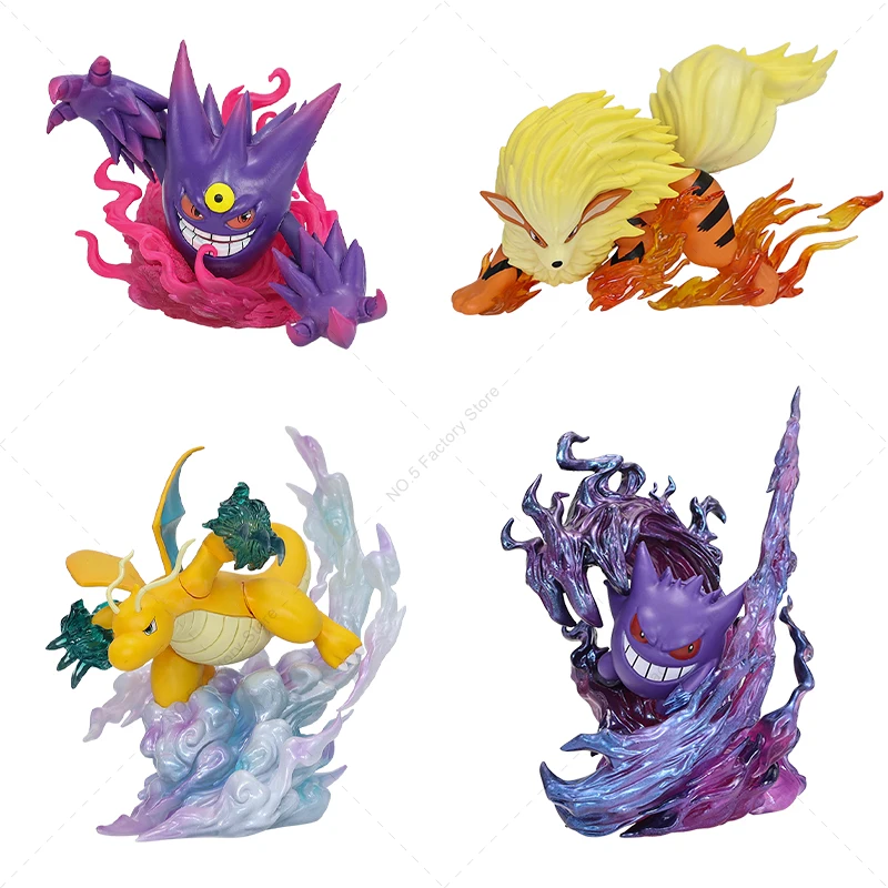 

Pokemon Mega Gengar Dragonite Arcanine Wind Speed Dog Anime Action Figures Cute Figurine Pvc Statue Model Doll Collection Toys