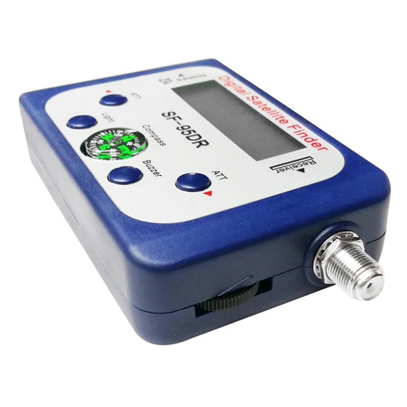 1 PCS SF-95DR Satellite Signal Meter Digital Satellite Finder 950-2150Mhz Blue Plastic Mini LCD Display Digital Satfinder