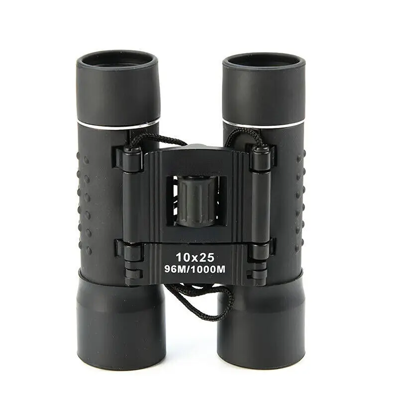 

Портативный складной бинокль 10X25, бинокулярный телескоп, линзы с полным покрытием для детей, для путешествий