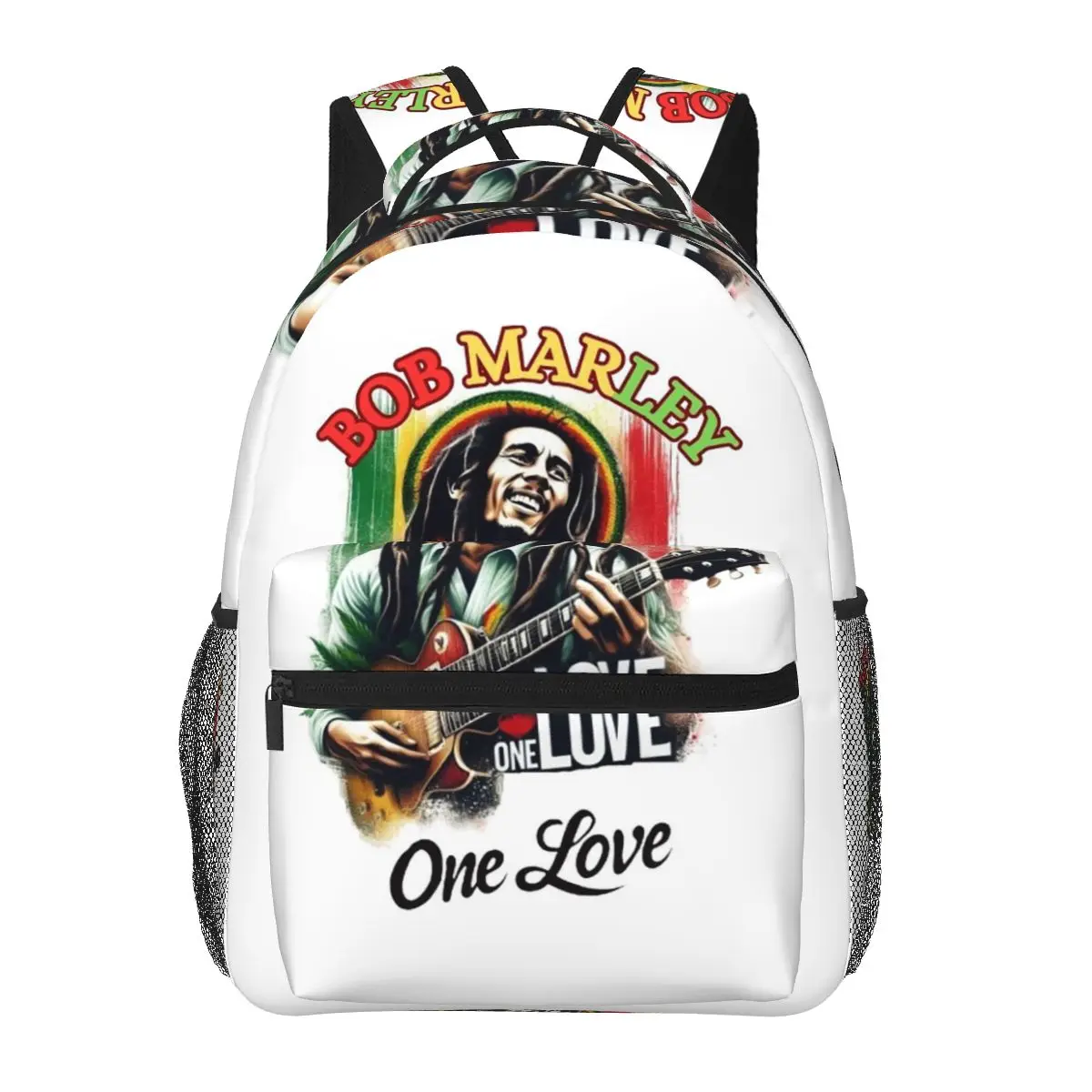 Jamaica Reggae Rock Bob Marley Backpacks Boys Girls Bookbag Children School Bags Kids Rucksack Shoulder Bag Large Capacity